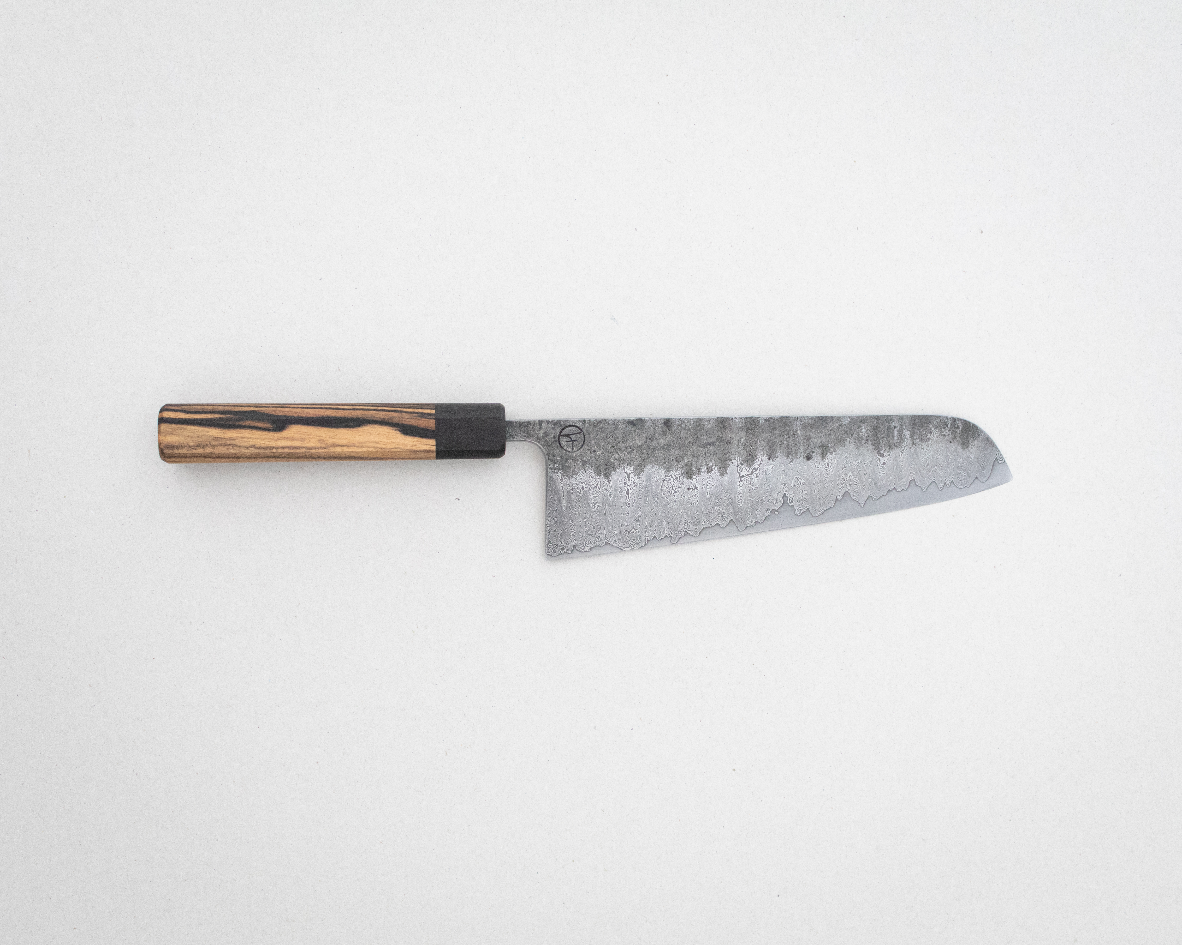 Damascus, San Mai Santoku